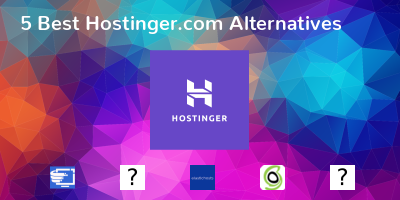 Hostinger.com Alternatives