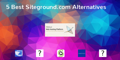 Siteground.com Alternatives
